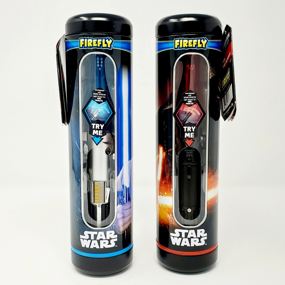 Firefly Star Wars Lightsaber Soft Electric Toothbrush with Light and Sound